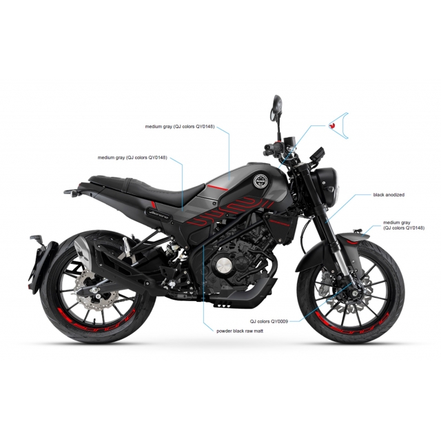 Benelli Leoncino 125 ccm szary 2023